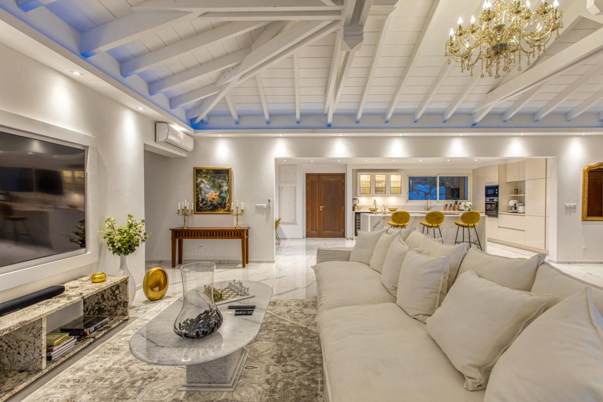 10 Location villa Baie Orientale Saint Martin_salon